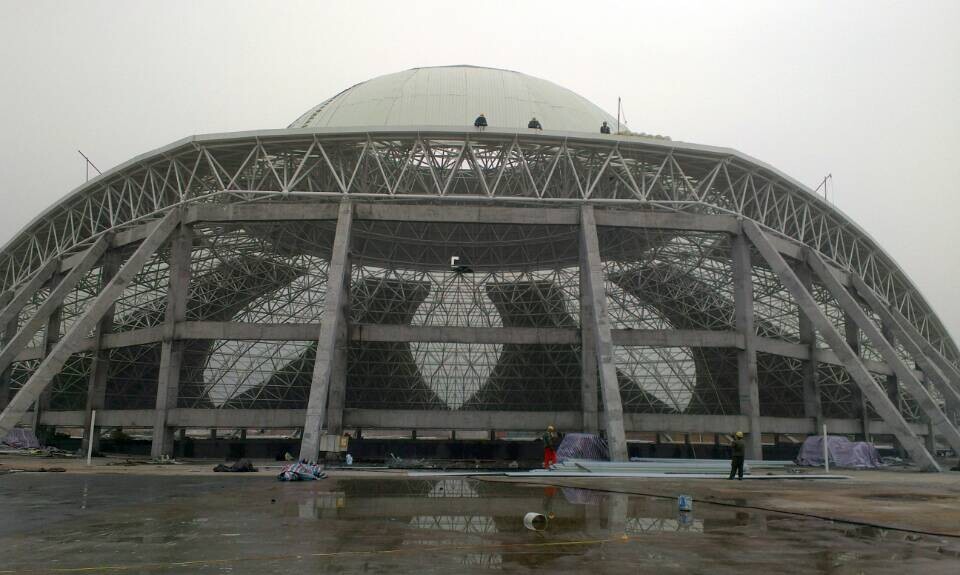 永康温泉馆网架工程